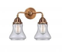  288-2W-AC-G194 - Bellmont - 2 Light - 14 inch - Antique Copper - Bath Vanity Light