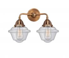  288-2W-AC-G534 - Oxford - 2 Light - 16 inch - Antique Copper - Bath Vanity Light