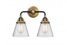  288-2W-BAB-G64 - Cone - 2 Light - 14 inch - Black Antique Brass - Bath Vanity Light