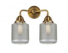  288-2W-BB-G262-LED - Stanton - 2 Light - 14 inch - Brushed Brass - Bath Vanity Light