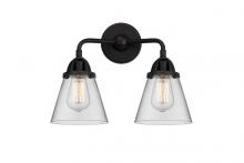  288-2W-BK-G62 - Cone - 2 Light - 14 inch - Matte Black - Bath Vanity Light