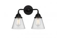  288-2W-BK-G64 - Cone - 2 Light - 14 inch - Matte Black - Bath Vanity Light