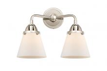  288-2W-PN-G61 - Cone - 2 Light - 14 inch - Polished Nickel - Bath Vanity Light