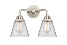  288-2W-PN-G62 - Cone - 2 Light - 14 inch - Polished Nickel - Bath Vanity Light