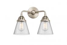  288-2W-SN-G64 - Cone - 2 Light - 14 inch - Brushed Satin Nickel - Bath Vanity Light