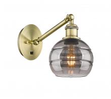  317-1W-AB-G556-6SM - Rochester - 1 Light - 6 inch - Antique Brass - Sconce