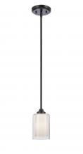  342-1S-BK-CLW-LED - Fairbank - 1 Light - 4 inch - Matte Black - Cord hung - Mini Pendant