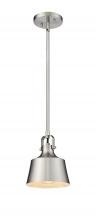  370-1S-SN-M-LED - Provin - 1 Light - 7 inch - Brushed Satin Nickel - Mini Pendant