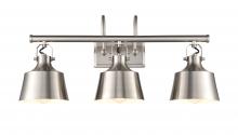  370-3W-SN-M-LED - Provin - 3 Light - 28 inch - Brushed Satin Nickel - Bath Vanity Light