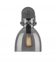 Innovations Lighting 410-1W-BK-G412-8SM - Newton Bell - 1 Light - 8 inch - Matte Black - Sconce