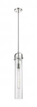  413-1SS-PN-G413-1S-4CL - Pilaster - 1 Light - 5 inch - Polished Nickel - Pendant