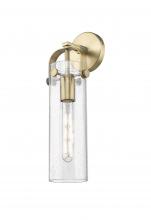  413-1W-BB-G413-1W-4SDY - Pilaster - 1 Light - 5 inch - Brushed Brass - Sconce