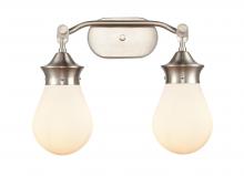 Innovations Lighting 414-2W-SN-G4141-6-LED - Genesis - 2 Light - 18 inch - Satin Nickel - Bath Vanity Light