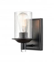  417-1W-BK-SDY-LED - Manhattan - 1 Light - 5 inch - Matte Black - Bath Vanity Light