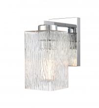  419-1W-PC-CL-LED - Juneau - 1 Light - 5 inch - Polished Chrome - Bath Vanity Light