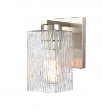  419-1W-SN-CL-LED - Juneau - 1 Light - 5 inch - Satin Nickel - Bath Vanity Light