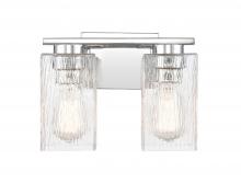 Innovations Lighting 419-2W-PC-CL-LED - Juneau - 2 Light - 11 inch - Polished Chrome - Bath Vanity Light