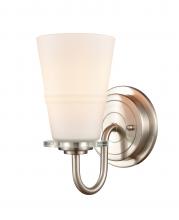  421-1W-SN-W - Scarlett - 1 Light - 5 inch - Satin Nickel - Bath Vanity Light