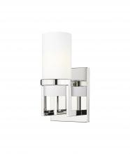  426-1W-PN-G426-8WH - Utopia - 1 Light - 5 inch - Polished Nickel - Sconce