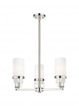  426-3CR-PN-G426-8WH - Utopia - 3 Light - 22 inch - Polished Nickel - Pendant