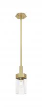  427-1S-BB-G427-9CL - Claverack - 1 Light - 6 inch - Brushed Brass - Pendant