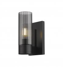  429-1W-BK-G429-8SM - Empire - 1 Light - 5 inch - Matte Black - Sconce