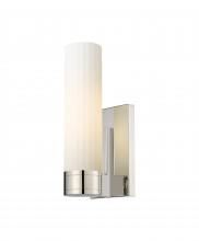  429-1W-PN-G429-11WH - Empire - 1 Light - 5 inch - Polished Nickel - Sconce