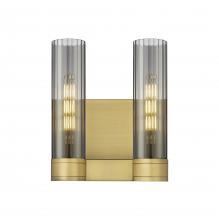  429-2W-BB-G429-11SM - Empire - 2 Light - 11 inch - Brushed Brass - Bath Vanity Light