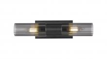  429-2WL-BK-G429-8SM - Empire - 2 Light - 5 inch - Matte Black - Bath Vanity Light