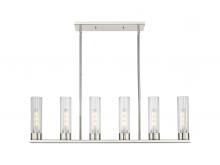  429-6I-PN-G429-11CL - Empire - 6 Light - 44 inch - Polished Nickel - Linear Pendant