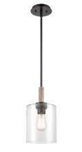  442-1S-BK-G4424-7-LED - Paladin - 1 Light - 7 inch - Matte Black - stem hung - Mini Pendant