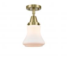  447-1C-AB-G191-LED - Bellmont - 1 Light - 6 inch - Antique Brass - Flush Mount