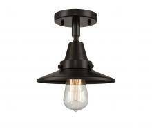 Innovations Lighting 447-1C-OB-M5-LED - Railroad - 1 Light - 8 inch - Oil Rubbed Bronze - Flush Mount