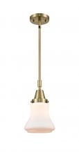  447-1S-AB-G191-LED - Bellmont - 1 Light - 7 inch - Antique Brass - Mini Pendant