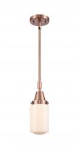  447-1S-AC-G311-LED - Dover - 1 Light - 5 inch - Antique Copper - Mini Pendant