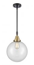  447-1S-BAB-G201-10-LED - Beacon - 1 Light - 10 inch - Black Antique Brass - Mini Pendant