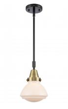  447-1S-BAB-G321-LED - Olean - 1 Light - 7 inch - Black Antique Brass - Mini Pendant