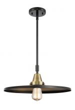  447-1S-BAB-MFR-BK-16-LED - Appalachian - 1 Light - 16 inch - Black Antique Brass - Mini Pendant