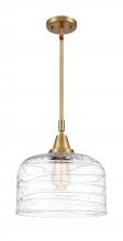  447-1S-BB-G713-L - Bell - 1 Light - 12 inch - Brushed Brass - Mini Pendant