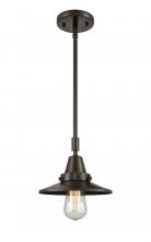 Innovations Lighting 447-1S-OB-M5-LED - Railroad - 1 Light - 8 inch - Oil Rubbed Bronze - Mini Pendant