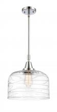  447-1S-PC-G713-L - Bell - 1 Light - 12 inch - Polished Chrome - Mini Pendant