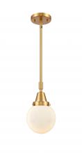 Innovations Lighting 447-1S-SG-G201-6-LED - Beacon - 1 Light - 6 inch - Satin Gold - Mini Pendant