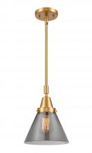 Innovations Lighting 447-1S-SG-G43-LED - Cone - 1 Light - 8 inch - Satin Gold - Mini Pendant