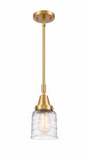 Innovations Lighting 447-1S-SG-G513-LED - Bell - 1 Light - 5 inch - Satin Gold - Mini Pendant