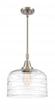  447-1S-SN-G713-L - Bell - 1 Light - 12 inch - Brushed Satin Nickel - Mini Pendant