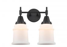  447-2W-BK-G181-LED - Canton - 2 Light - 15 inch - Matte Black - Bath Vanity Light