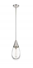  450-1S-PN-G450-6CL - Malone - 1 Light - 6 inch - Polished Nickel - Pendant