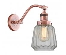  515-1W-AC-G142 - Chatham - 1 Light - 7 inch - Antique Copper - Sconce