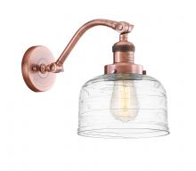  515-1W-AC-G713-LED - Bell - 1 Light - 8 inch - Antique Copper - Sconce