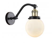 Innovations Lighting 515-1W-BAB-G201-6-LED - Beacon - 1 Light - 6 inch - Black Antique Brass - Sconce